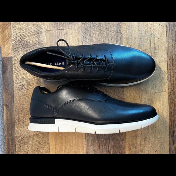 Cole Haan Grand Owen Black Leather Men's Size 13 Dress Shoe - C33062 New in Box - Picture 6 of 6